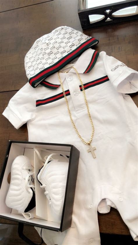 cheap gucci boy clothes|newborn baby boy gucci clothes.